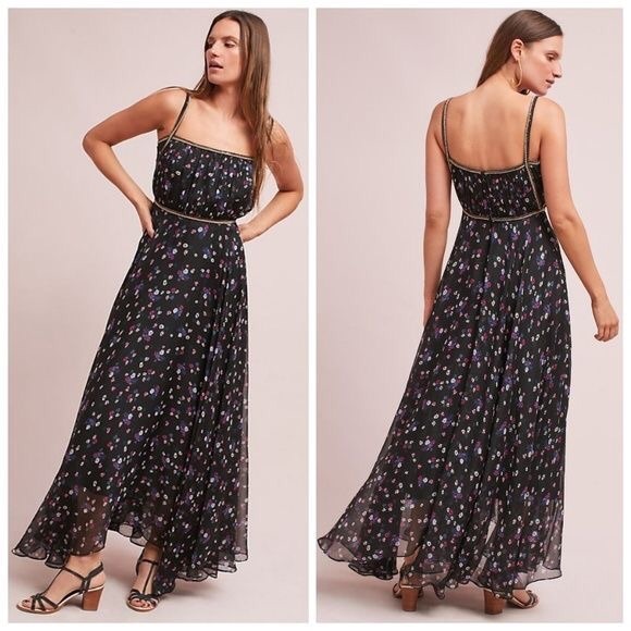 Anthropologie Dresses & Skirts - Anthropologie Ranna Gill Pomona Beaded Maxi Dress